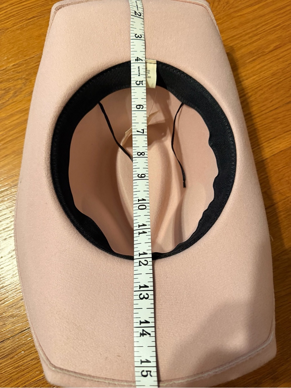 Altar’d State Brand New Pink Felt Cowboy/Cowgirl Hat with Decorative Ivory Band - Picture 7 of 9